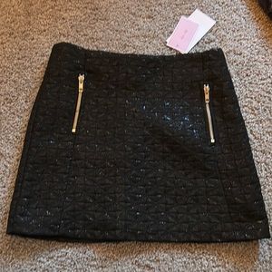Love…ady black shiny skirt SMALL NWT